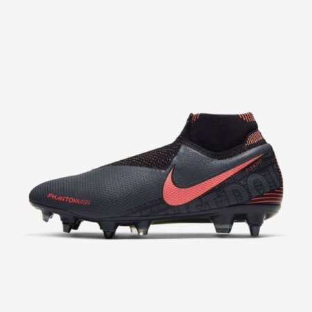 Nike Shoes Phantom Vision Elite Dynamic Fit Anti-Clog SG-PRO | Dark Grey / Black / Bright Mango