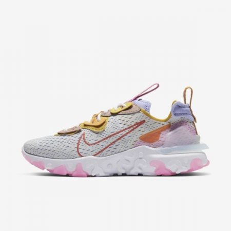 Nike Shoes React Vision | Pure Platinum / Light Thistle / Saffron Quartz / Rust Factor