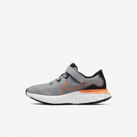 Nike Shoes Renew Run | Light Smoke Grey / Black / White / Total Orange