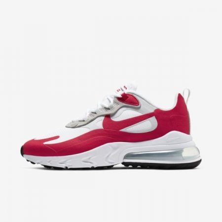 Nike Shoes Air Max 270 React | White / Pure Platinum / Black / University Red