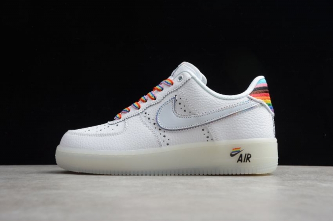 Women's | Nike Air Force 1 BeTrue White Multi Color CV0258-100 Running Shoes