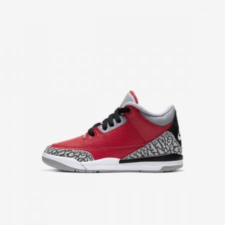 Jordan 3 Retro SE | Fire Red / Cement Grey / Black / Fire Red