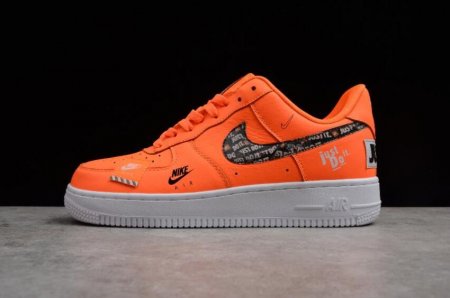 Men's | Nike Air Force 1 Low Just do it Orange White 905345-800 Running Shoes