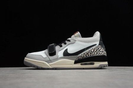 Men's | Air Jordan Legacy 312 Low White Grey Black CD7069-101 Basketball Shoes