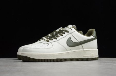 Women's | Nike Air Force 1 07 Peak White Army Green Black AQ3778-996 Running Shoes