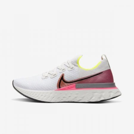 Nike Shoes React Infinity Run Flyknit | Platinum Tint / Pink Blast / Total Orange / Black