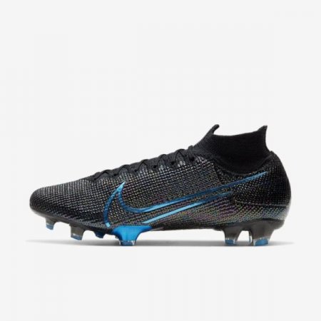 Nike Shoes Mercurial Superfly 7 Elite FG | Black / Black / Anthracite / Laser Blue