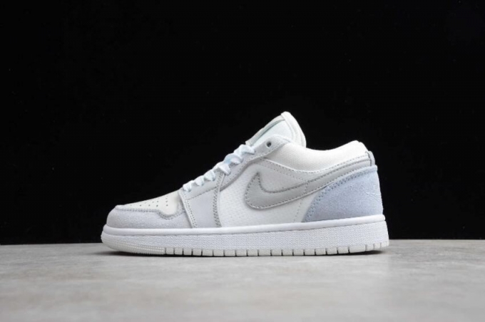 Women's | Air Jordan 1 Low SE GS Sky Grey Paris Basketball Shoes