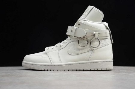 Men's | Air Jordan 1 Retro High OG Beige White Basketball Shoes