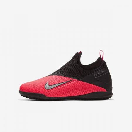 Nike Shoes Jr. Phantom Vision 2 Academy Dynamic Fit TF | Laser Crimson / Black / Black / Metallic Silver