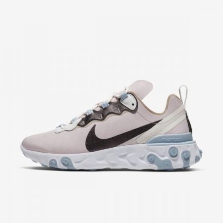 Nike Shoes React Element 55 SE | Barely Rose / Summit White / Light Armoury Blue / Fossil Stone