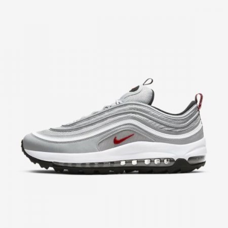 Nike Shoes Air Max 97 G | Metallic Silver / White / Black / University Red