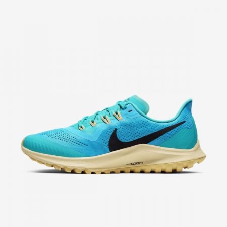 Nike Shoes Air Zoom Pegasus 36 Trail | Light Current Blue / Teal Nebula / Celestial Gold / Oil Grey