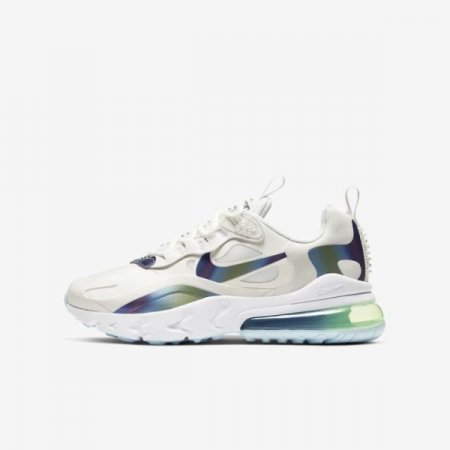 Nike Shoes Air Max 270 React | Summit White / Platinum Tint / White / Multi-Colour