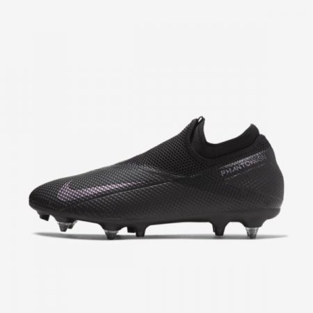 Nike Shoes Phantom Vision 2 Academy Dynamic Fit SG-PRO Anti-Clog Traction | Black / Black