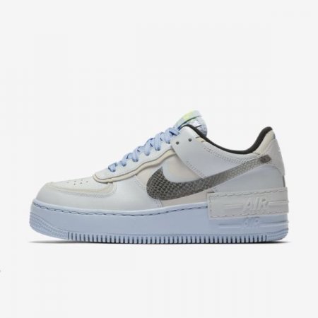 Nike Shoes Air Force 1 Shadow | Pure Platinum / Light Bone / Hydrogen Blue / Smoke Grey