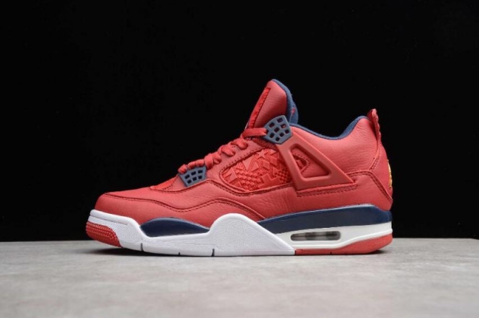 Women's | Air Jordan 4 Retro SE Gym Red Obsidian White Basketball Shoes