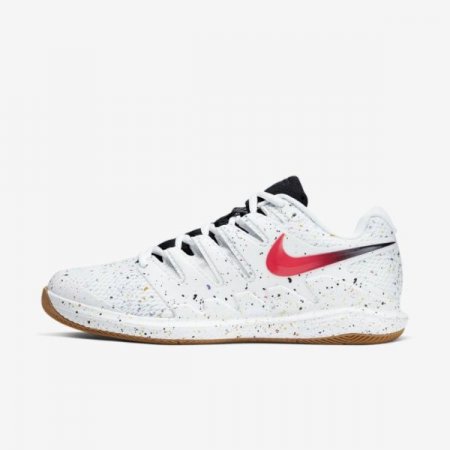 Nike Shoes Court Air Zoom Vapor X | White / Oracle Aqua / Off Noir / Laser Crimson