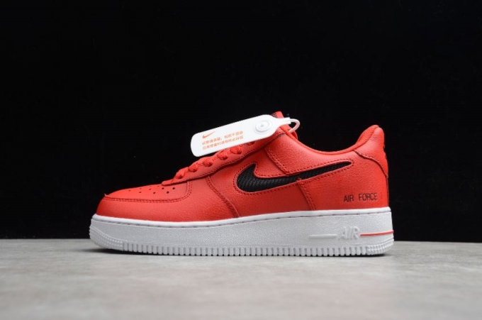 Men's | Nike Air Force 1 07 Clot Frgmt Red Black Hollowed Out CZ7377-600 Running Shoes