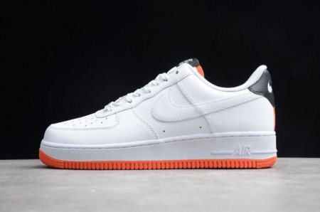 Men's | Nike Air Force 1 07 White Black Orange Peel CJ5848-100 Running Shoes