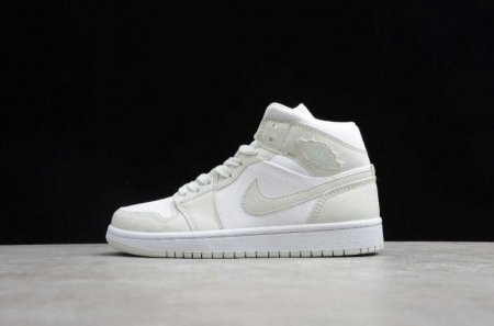 Women's | WMNS Air Jordan 1 Mid White Spruce Aura Basketball Shoes