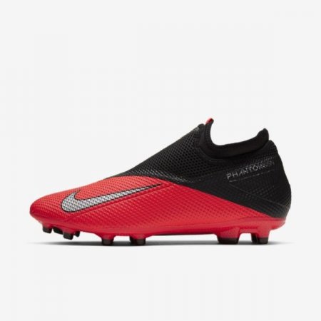 Nike Shoes Phantom Vision 2 Academy Dynamic Fit MG | Laser Crimson / Black / Metallic Silver