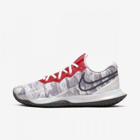 Nike Shoes Court Air Zoom Vapor Cage 4 | Platinum Tint / Laser Crimson / Royal Pulse / Thunder Grey