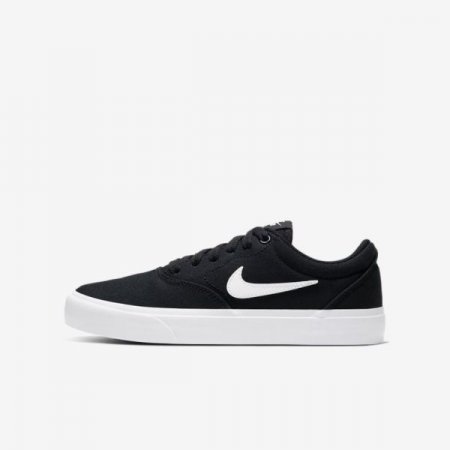 Nike Shoes SB Charge Canvas | Black / Black / White