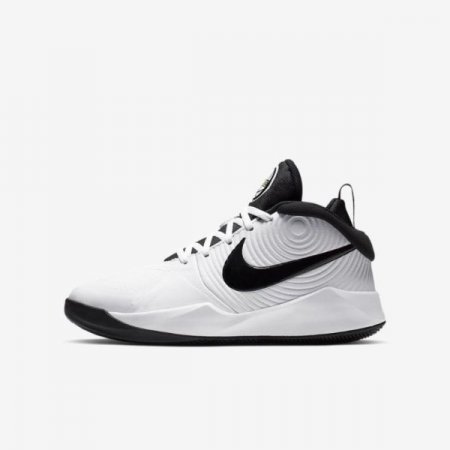 Nike Shoes Team Hustle D 9 | White / Volt / Black