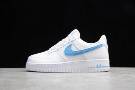 Women's | Nike Air Force 1 07 White University Blue AO2423-100 Running Shoes