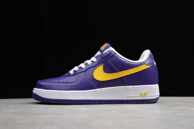 Men's | Nike Air Force 1 Deep Purple Gold 639117-571 Running Shoes