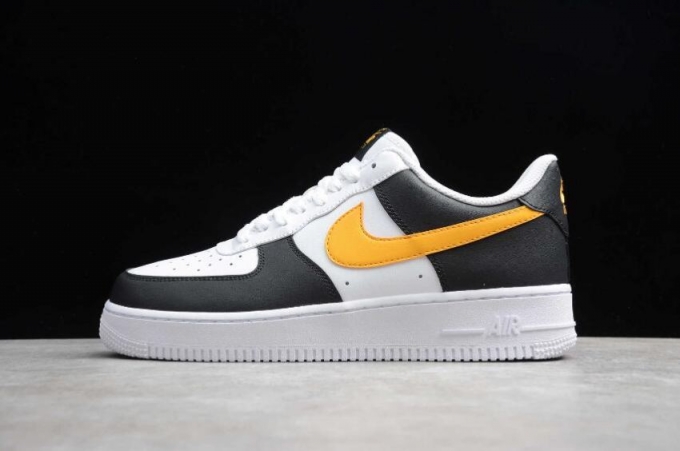 Men's | Nike Air Force 1 07 RS Black University Gold White CK0806-001 Running Shoes