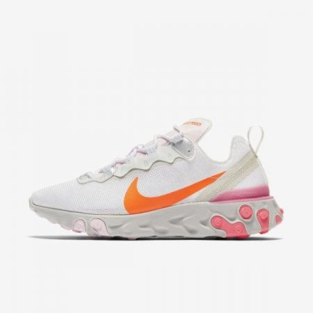 Nike Shoes React Element 55 | White / Digital Pink / Pink Foam / Hyper Crimson