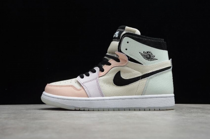 Men's | Air Jordan 1 Zoom Comfort Easter Pale Ivory Light Violet-Orange Pearl-Black Basketball Shoes