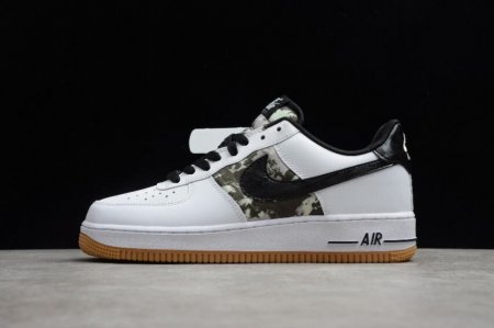 Men's | Nike Air Force 1 07 White Black Gum Light Brown CZ7891-100 Running Shoes