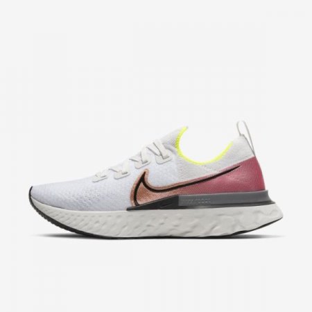 Nike Shoes React Infinity Run Flyknit | Platinum Tint / Pink Blast / Total Orange / Black