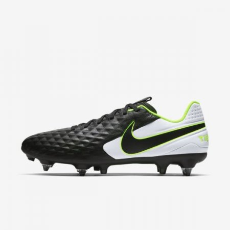 Nike Shoes Tiempo Legend 8 Academy SG-PRO Anti-Clog Traction | Black / White / Black