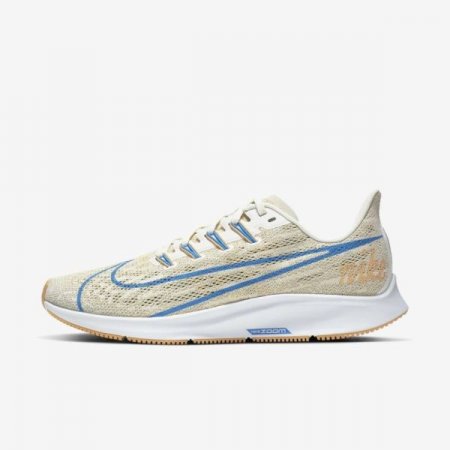 Nike Shoes Air Zoom Pegasus 36 | Sail / Pale Vanilla / Celestial Gold / Blue Hero