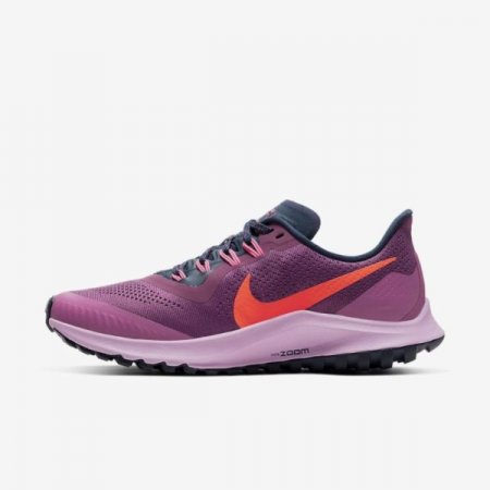 Nike Shoes Air Zoom Pegasus 36 Trail | Villain Red / Blackened Blue / Frosted Plum / Total Crimson