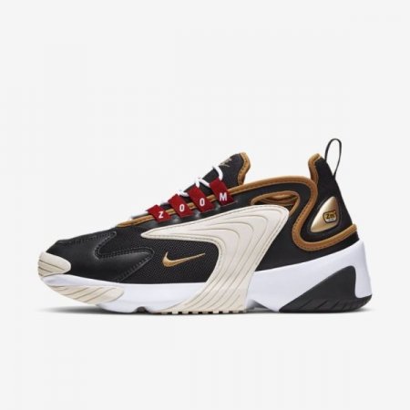 Nike Shoes Zoom 2K Icon Clash | Black / White / Sail / Metallic Gold