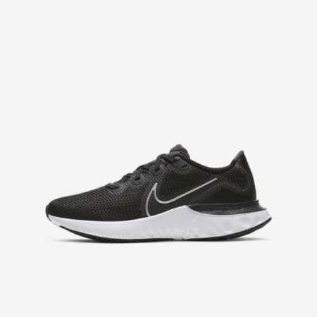 Nike Shoes Renew Run | Black / White / Wolf Grey / Metallic Silver