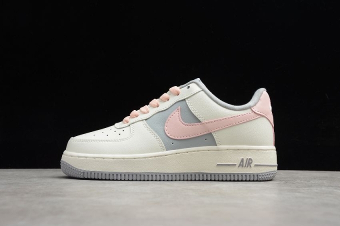 Men's | Nike Air Force 1 Beige Grey Pink CW7584-101 Running Shoes
