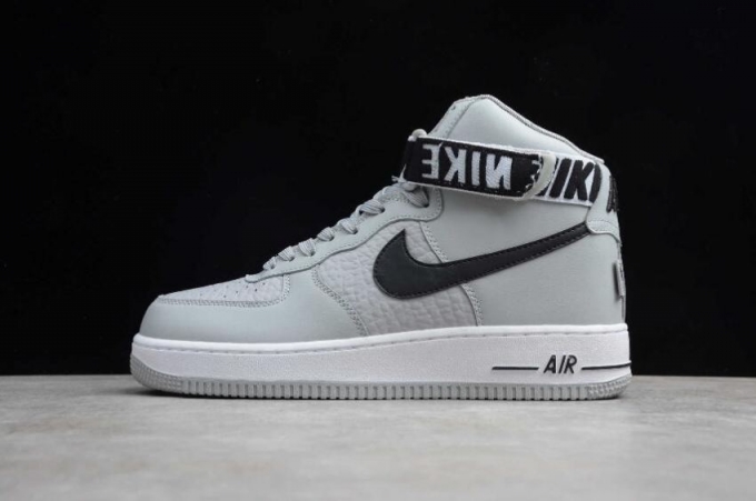 Men's | Nike Air Force 1 High 07 FLT Silver Black White 315121-044 Running Shoes