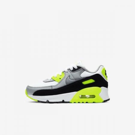 Nike Shoes Air Max 90 | White / Light Smoke Grey / Volt / Particle Grey