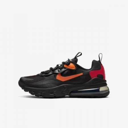 Nike Shoes Air Max 270 React | Black / Light Smoke Grey / Magma Orange / Black