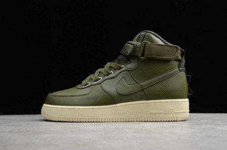Women's | Nike Air Force 1 High UT Olive Canvas AJ7311-300 Running Shoes