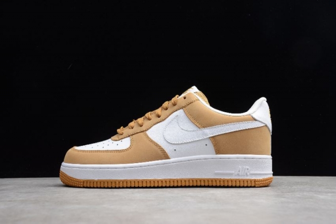 Men's | Nike Air Force 1 White Wgute Wheat 306353-991 Running Shoes