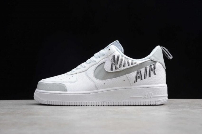 Women's | Nike Air Force 1 07 White Wolf Grey Black BQ4421-100 Running Shoes