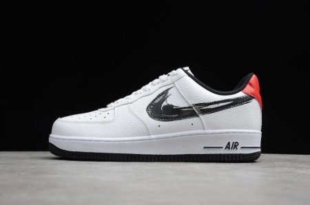 Men's | Nike Air Force 1 07 White Black Red DA4657-100 Running Shoes