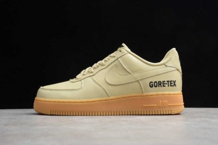 Men's | Nike Air Force 1 GTX Team Gold Khaki Gold Black CK2630-700 Running Shoes